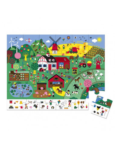Puzzle d'observation la ferme 24... Puzzle d'observation la ferme 24...