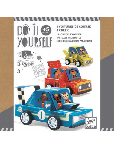3 voitures de course à créer - Do it... 3 voitures de course à créer - Do it...