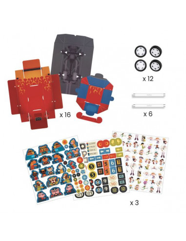 3 voitures de course à créer - Do it... 3 voitures de course à créer - Do it...