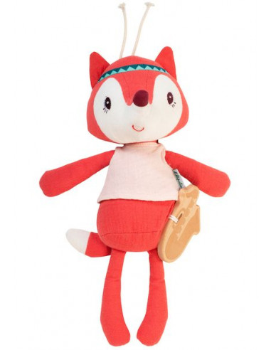 Peluche musicale Alice coton bio -...