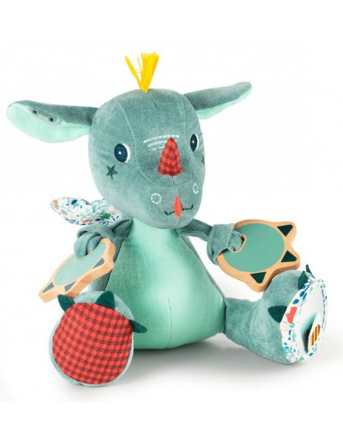 Peluche Joe dragon multi-activités -...