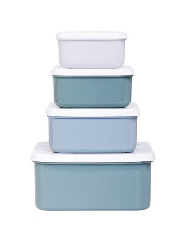 4 boites à goûter Océan - A Little... 4 boites à goûter Océan - A Little...