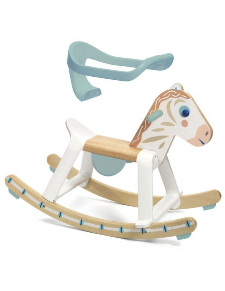 Cheval à bascule en bois personnalisée pour enfant, cadeaux original