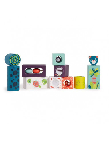 Cubes d'activités Dans la jungle -... Cubes d'activités Dans la jungle -...