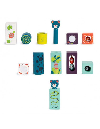 Cubes d'activités Dans la jungle -... Cubes d'activités Dans la jungle -...