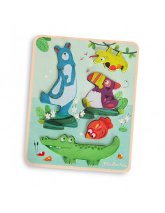 Puzzle sensoriel Dans la...