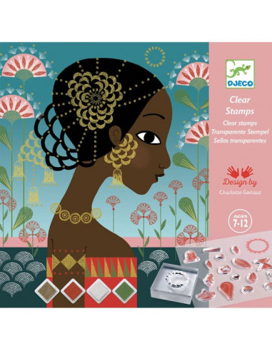 Tampons Motifs et parures - Djeco Tampons Motifs et parures - Djeco
