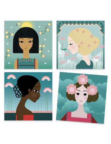 Tampons Motifs et parures - Djeco Tampons Motifs et parures - Djeco