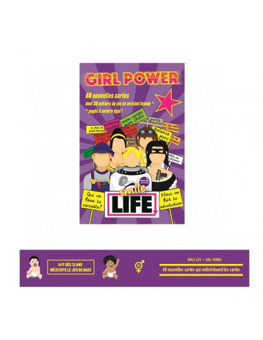 Extension girl power jeu Smile life