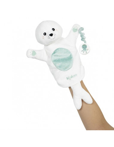 Peluche marionnette Bill le phoque -...
