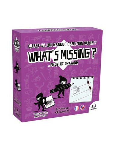 Jeu What's missing Pourpre