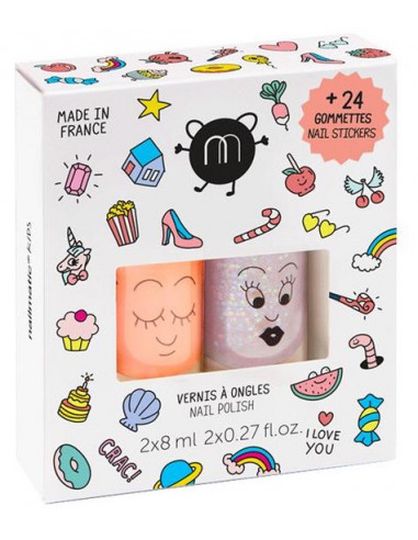 Coffret duo vernis Crac et Nail... Coffret duo vernis Crac et Nail...