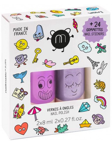 Coffret duo vernis Wow et Nail... Coffret duo vernis Wow et Nail...