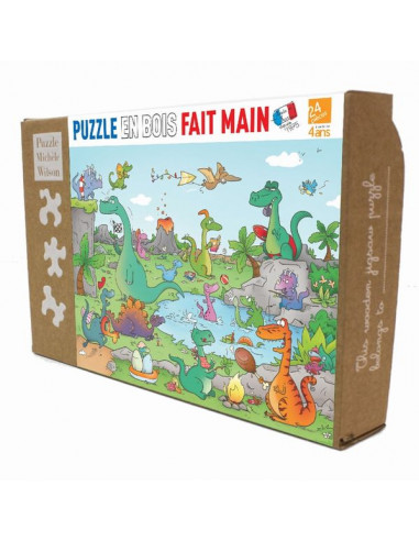 Puzzle 24 pièces les dinosaures - PMW