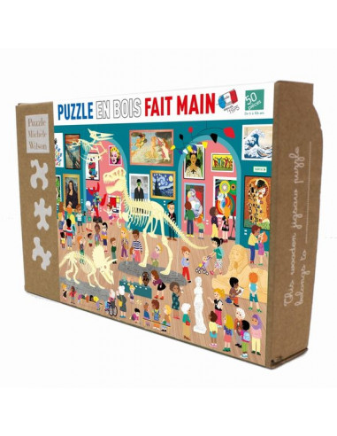 Puzzle 50 pièces visite au musée - PMW