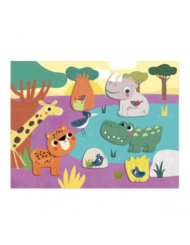 Collage pour les tout-petits - Djeco Collage pour les tout-petits - Djeco