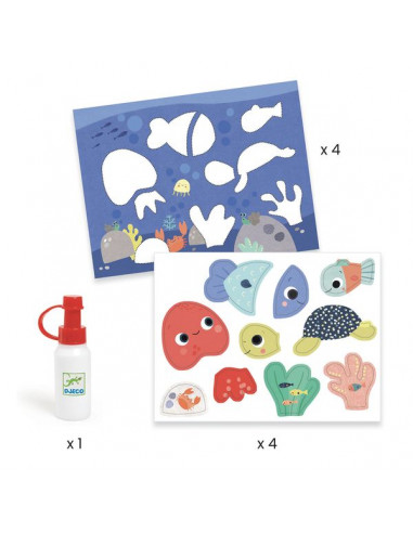 Collage pour les tout-petits - Djeco Collage pour les tout-petits - Djeco