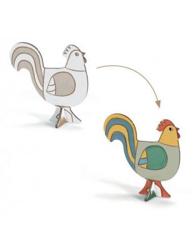 Colorie assemble et joue DIY Ferme -... Colorie assemble et joue DIY Ferme -...