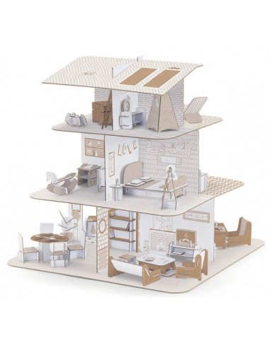 Colorie assemble et joue DIY Maison... Colorie assemble et joue DIY Maison...