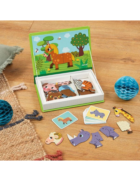 Magnetibook animaux - jeu magnétique et éducatif - Janod 