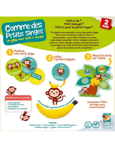 Jeu Comme des petits singes - Loki Jeu Comme des petits singes - Loki