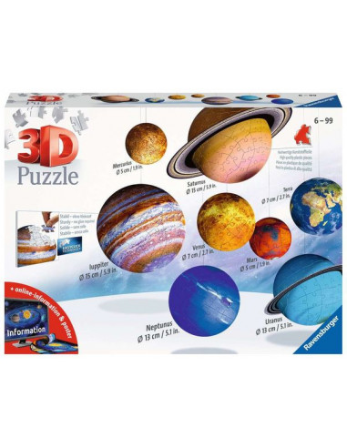 Puzzle 3D système solaire - Ravensburger