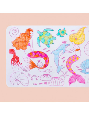 Petit set à colorier Sirène - Super... Petit set à colorier Sirène - Super...