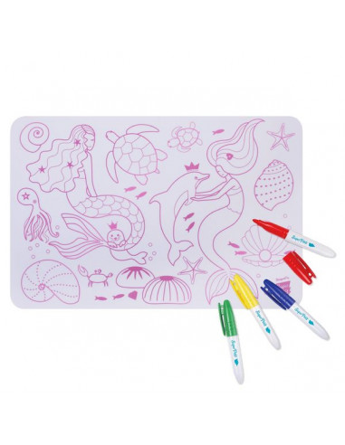 Petit set à colorier Sirène - Super... Petit set à colorier Sirène - Super...