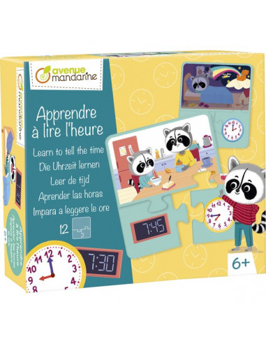 Puzzles Apprendre à lire l'heure -...