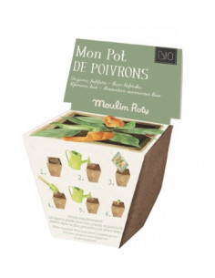Pot de graines poivron le...