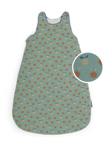Gigoteuse verte motif pommes 70 cm...