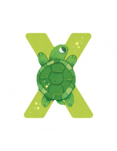 Lettre X en bois - Moulin Roty