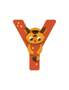 Lettre Y en bois - Moulin Roty