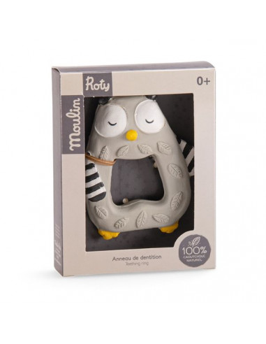 Anneau de dentition caoutchouc Hibou... Anneau de dentition caoutchouc Hibou...