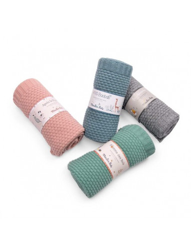 Couverture laine tricotée Après la... Couverture laine tricotée Après la...