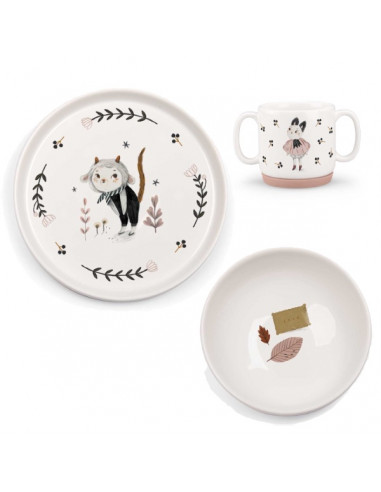 Set vaisselle porcelaine Après la...