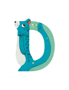 Lettre D en bois - Moulin Roty