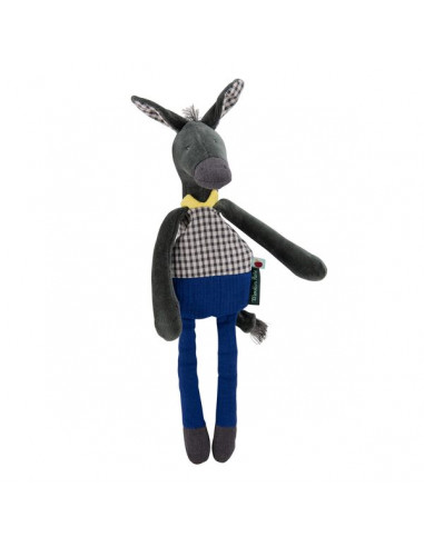 Doudou hochet âne Pomme des bois -...