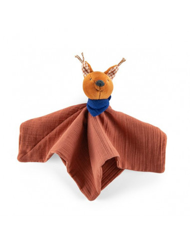 Doudou lange écureuil Pomme des bois...