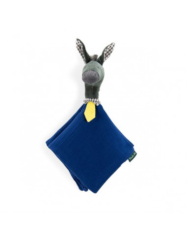 Doudou lange âne Pomme des bois -... Doudou lange âne Pomme des bois -...