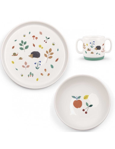 Set vaisselle porcelaine Pomme des...
