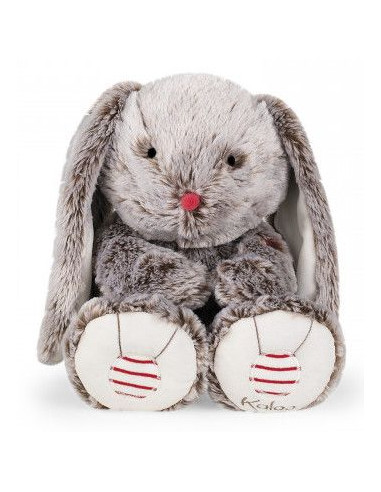 Peluche lapin Léo 38 cm - Rouge Kaloo