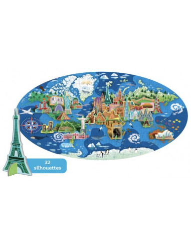 Coffret livre et puzzle les monuments... Coffret livre et puzzle les monuments...