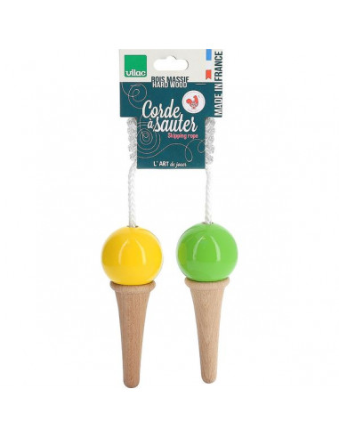 Cordes à sauter glace bi-goût jaune -...
