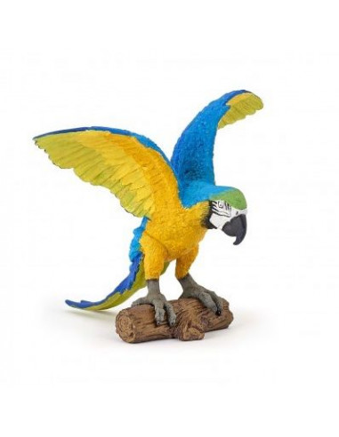 Figurine perroquet ara bleu - Papo