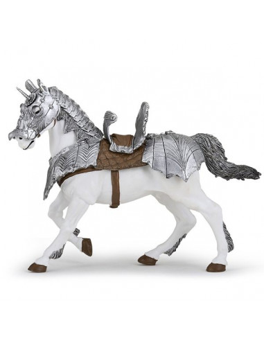 Figurine cheval en armure - Papo