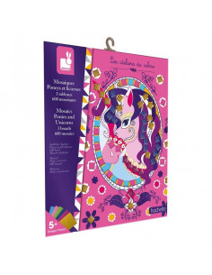 Mosaïque en mousse poneys...