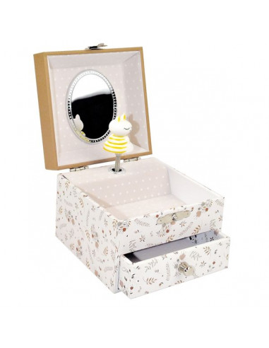 Boîte à bijoux musicale cube Ecureuil... Boîte à bijoux musicale cube Ecureuil...