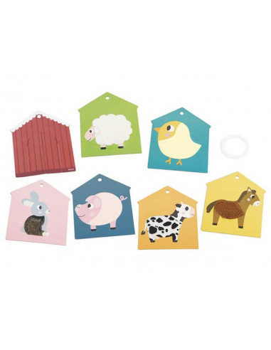 Cartes tactiles Ferme - Janod Cartes tactiles Ferme - Janod