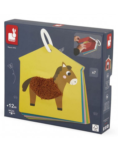 Cartes tactiles Ferme - Janod Cartes tactiles Ferme - Janod